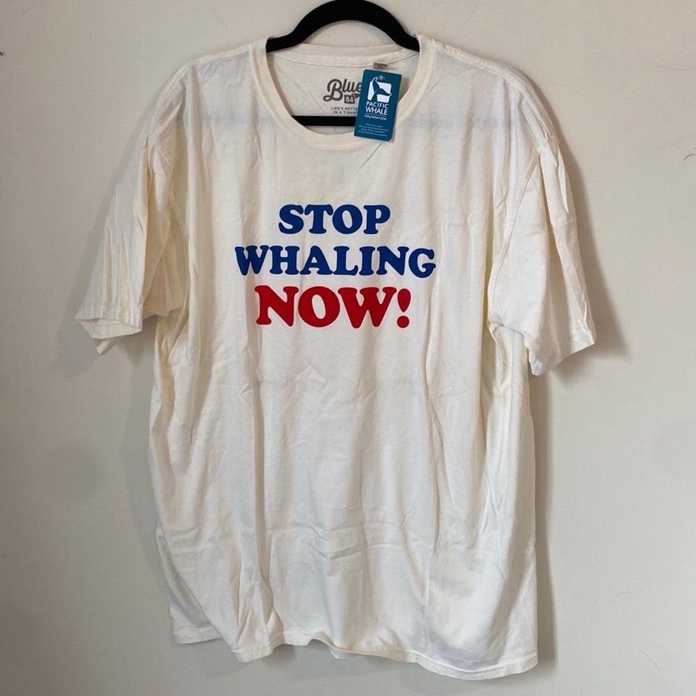 Pacific Whale Foundation Stop Whaling Now T Shirt